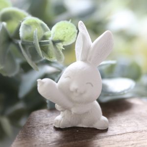 Silikon - Gießform - Süßer Mini Osterhase mit Karotte - Möhre