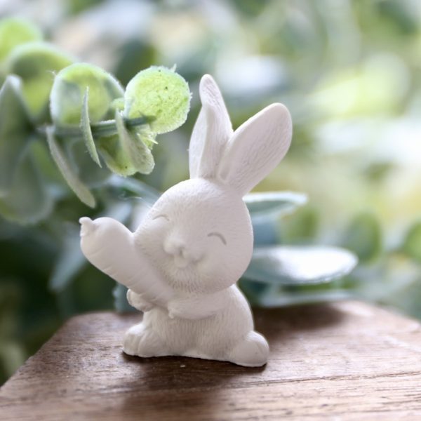 Silikon - Gießform - Süßer Mini Osterhase mit Karotte - Möhre – Bild 12