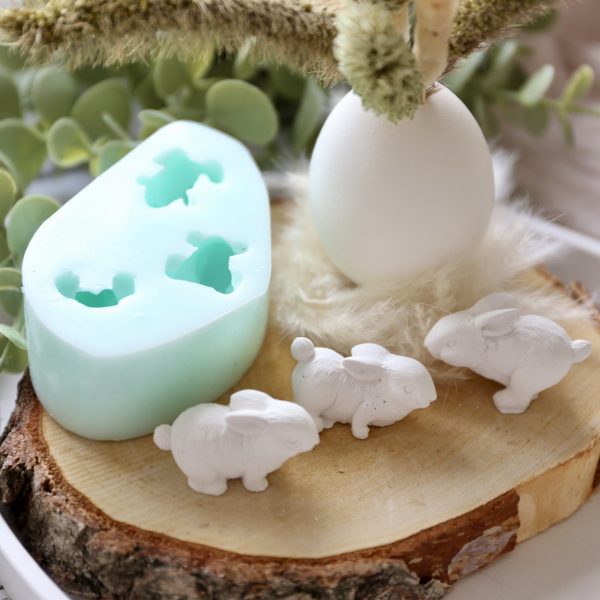 Silikon - Gießform - Zuckersüße Mini Osterhasen - Multiform – Bild 14