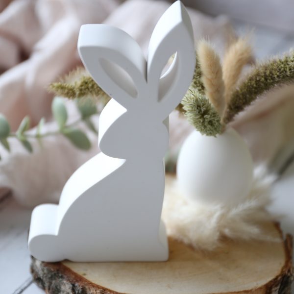 Silikon - Gießform - Elegante Osterhasen - Buchstützen – Bild 7