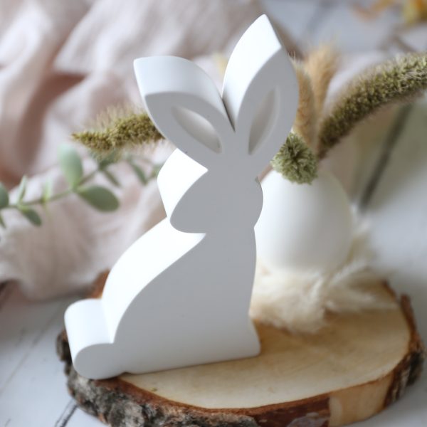 Silikon - Gießform - Elegante Osterhasen - Buchstützen – Bild 8