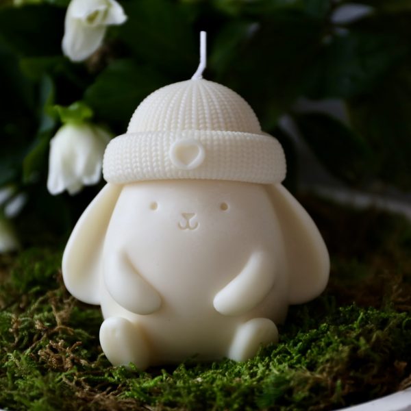 Silikon - Gießform - Der Kleine Mützenhase - Osterhase - Dekohase mit Wollmütze – Bild 8