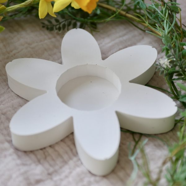 Silikon - Gießform - Teelichthalter - Blume - Blüte – Bild 2