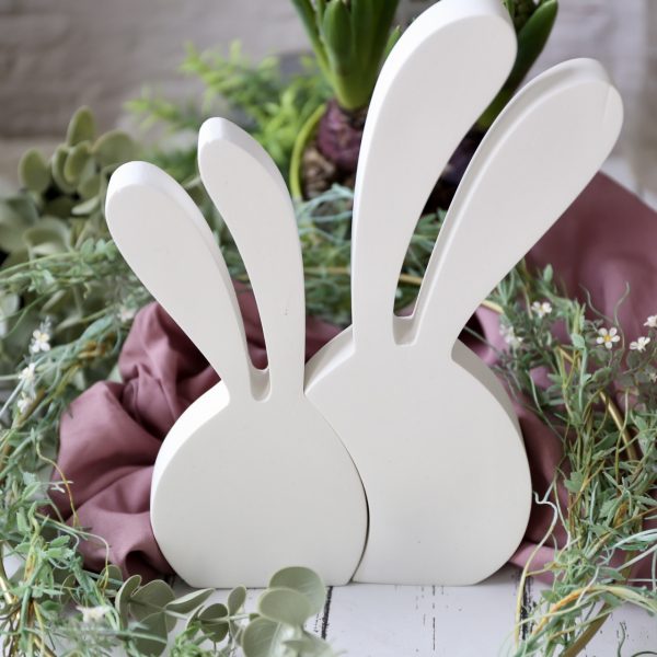 Silikon - Gießform - Elegante Kuschelhasen - 2er Set – Bild 3