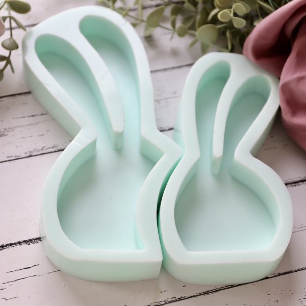 Silikon - Gießform - Elegante Kuschelhasen - 2er Set – Bild 6