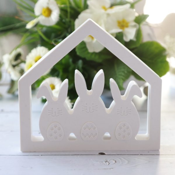 Silikon - Gießform - Osterhasen im Stall - Ostern – Bild 2