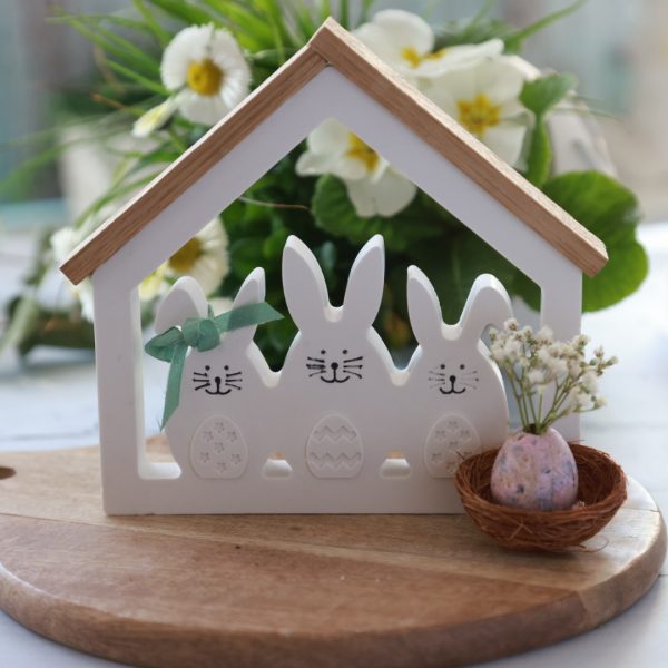 Silikon - Gießform - Osterhasen im Stall - Ostern