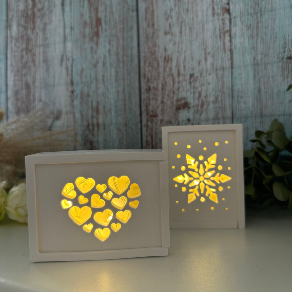 Silikon - Gießform - Kleine Geschenkdosen - Gutschein Box - wähle aus 8 Varianten – Bild 8