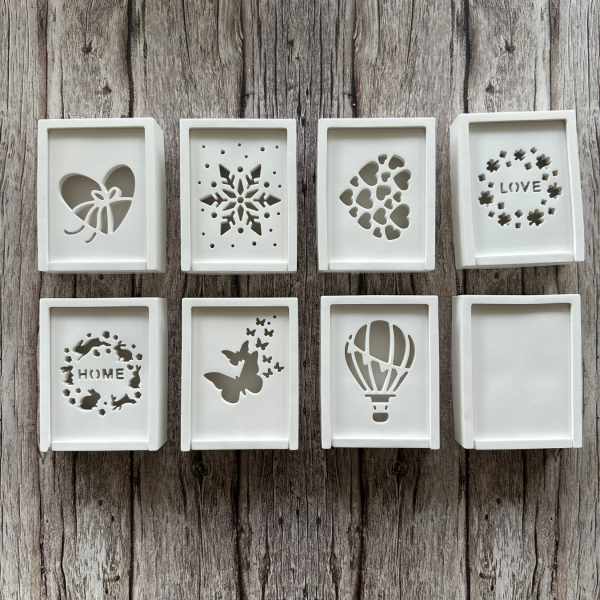 Silikon - Gießform - Kleine Geschenkdosen - Gutschein Box - wähle aus 8 Varianten