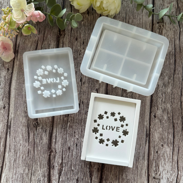 Silikon - Gießform - Kleine Geschenkdosen - Gutschein Box - wähle aus 8 Varianten – Bild 17