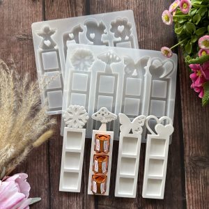 Silikon - Gießform - Schokoriegel Halter - Set 1 - Geschenkanhänger