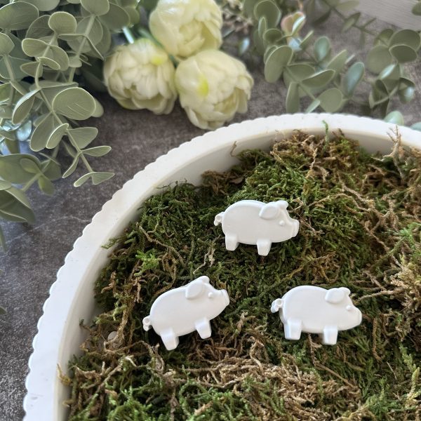 Silikon - Gießform - Matte - Glücksschweine - Schweinchen - für 20 Figuren – Bild 3