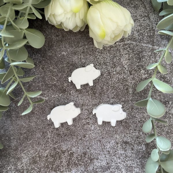 Silikon - Gießform - Matte - Glücksschweine - Schweinchen - für 20 Figuren – Bild 5