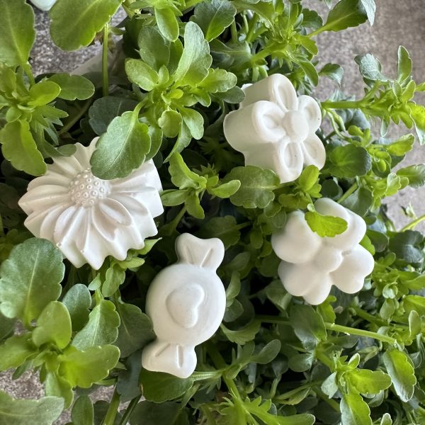 Silikon - Gießform - Matte - Blumen und Blüten - für 16 Figuren – Bild 3