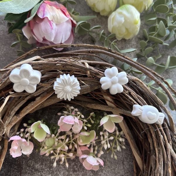 Silikon - Gießform - Matte - Blumen und Blüten - für 16 Figuren – Bild 7