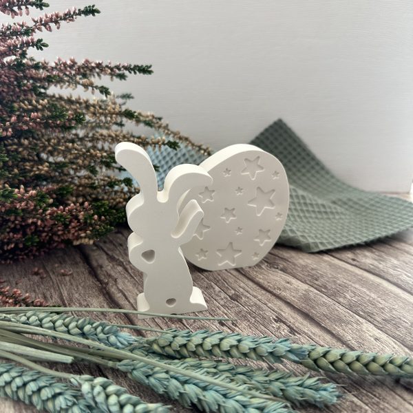 Silikon - Gießform - Kleine sportliche Osterhasen mit Ostereiern - Ostern - aus 4 Varianten wählbar – Bild 13
