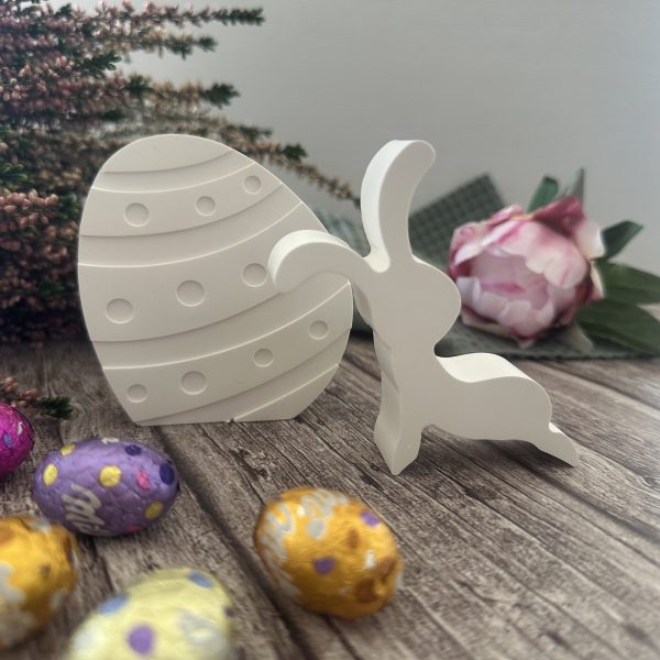 Silikon - Gießform - Kleine sportliche Osterhasen mit Ostereiern - Ostern - aus 4 Varianten wählbar – Bild 20