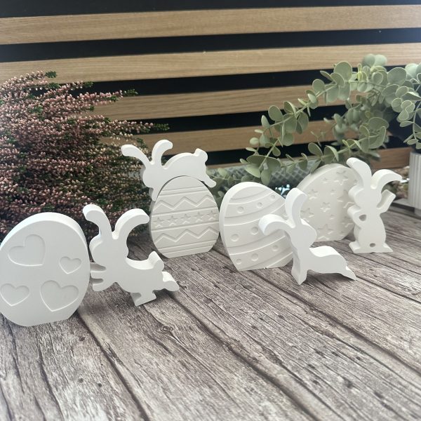 Silikon - Gießform - Kleine sportliche Osterhasen mit Ostereiern - Ostern - aus 4 Varianten wählbar – Bild 9