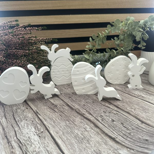 Silikon - Gießform - Kleine sportliche Osterhasen mit Ostereiern - Ostern - aus 4 Varianten wählbar – Bild 11