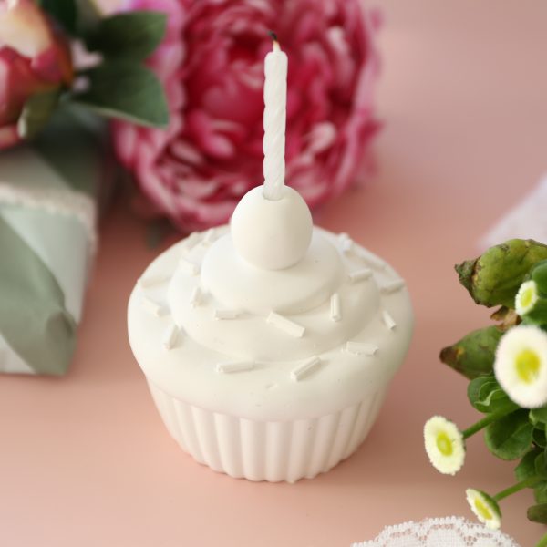 Silikon - Gießform - Cupcake / Muffin - für Kuchenkerze / Geburtstagskerze – Bild 5