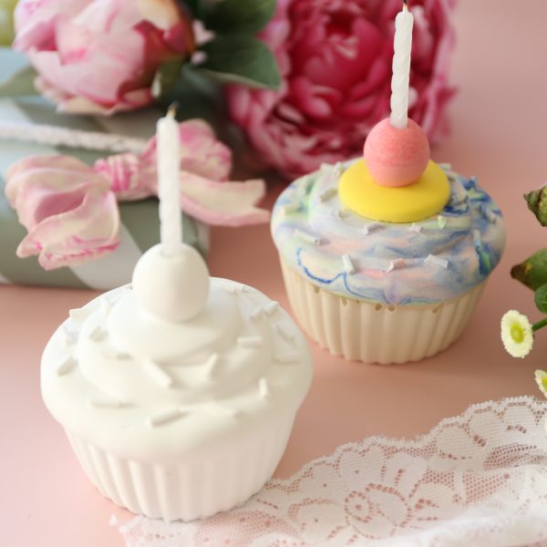 Silikon - Gießform - Cupcake / Muffin - für Kuchenkerze / Geburtstagskerze – Bild 8