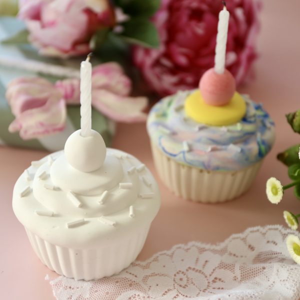 Silikon - Gießform - Cupcake / Muffin - für Kuchenkerze / Geburtstagskerze – Bild 9