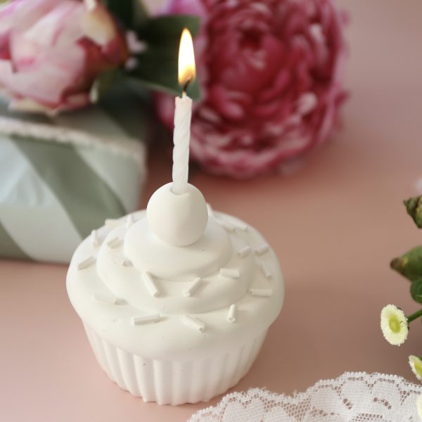 Silikon - Gießform - Cupcake / Muffin - für Kuchenkerze / Geburtstagskerze – Bild 14