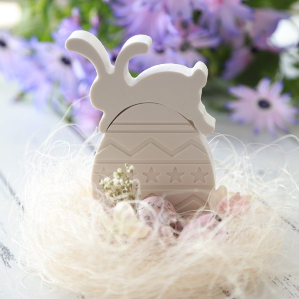 Silikon - Gießform - Kleine sportliche Osterhasen mit Ostereiern - Ostern - aus 4 Varianten wählbar – Bild 2