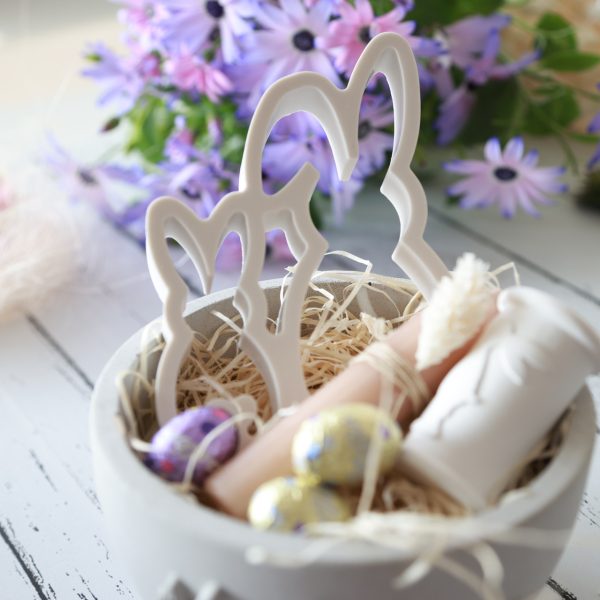 Silikon - Gießform - Osterhasen Paar mit Herz Puschel – Bild 6