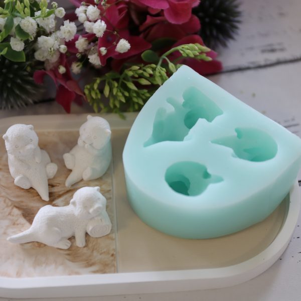 Silikon - Gießform - Zuckersüße Otter Freunde - Multiform – Bild 2