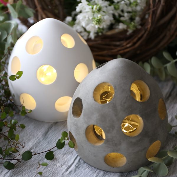 Silikon - Gießform - Windlicht - Osterei - mit Cut Outs – Bild 7