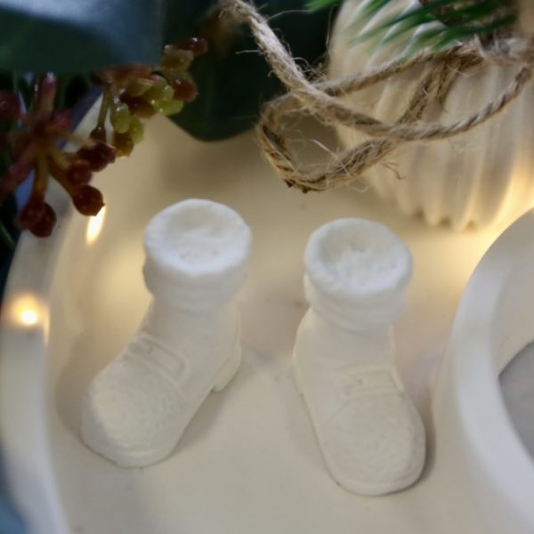 Silikon - Gießform - Mini Weihnachtsmann Stiefel - Weihnachten – Bild 3