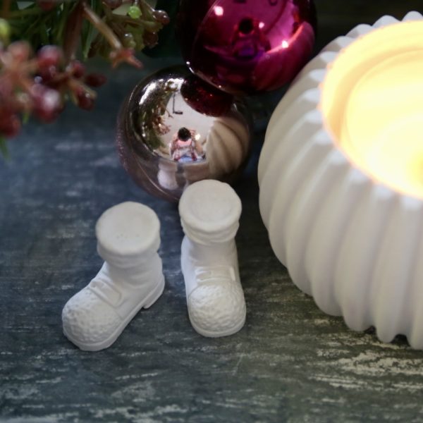 Silikon - Gießform - Mini Weihnachtsmann Stiefel - Weihnachten – Bild 8