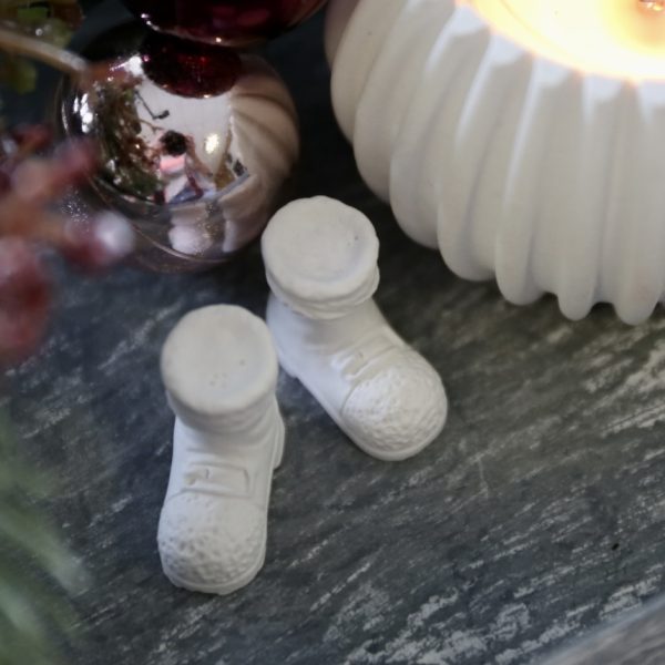 Silikon - Gießform - Mini Weihnachtsmann Stiefel - Weihnachten