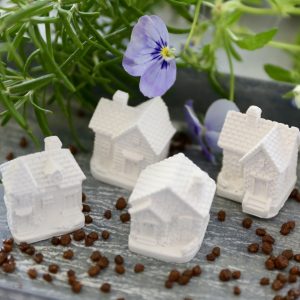 Silikon - Gießform - Mini Häuser - Ziegeldach - Multiform -