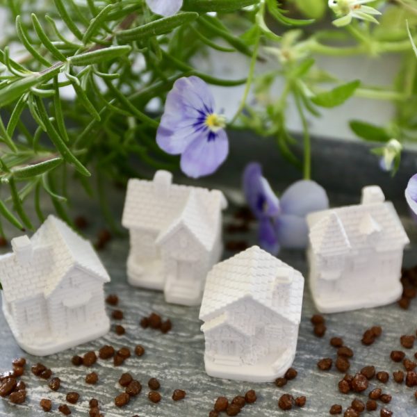 Silikon - Gießform - Mini Häuser - Ziegeldach - Multiform - – Bild 7