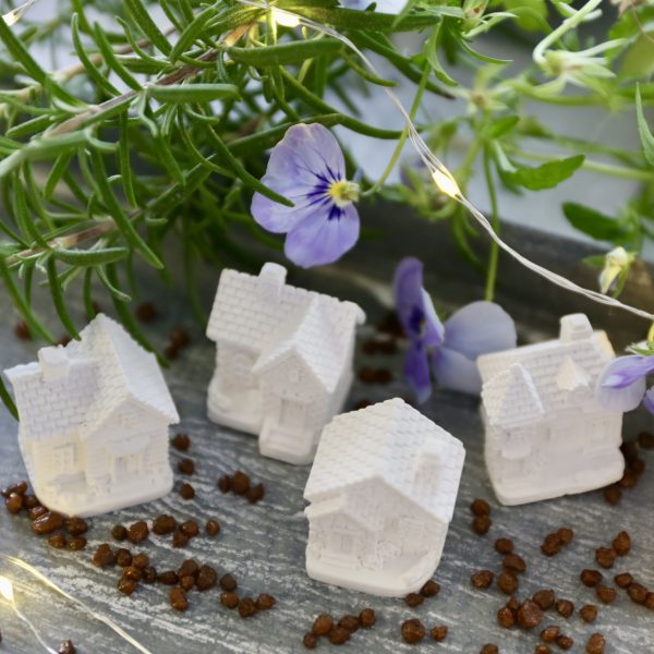 Silikon - Gießform - Mini Häuser - Ziegeldach - Multiform - – Bild 9