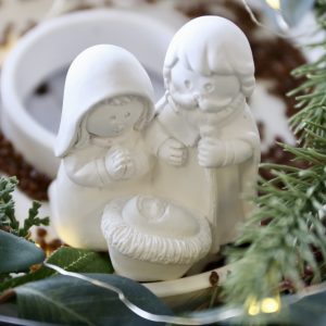 Silikon - Gießform - Josef, Maria und Jesus - Weihnachten - Krippenspiel -