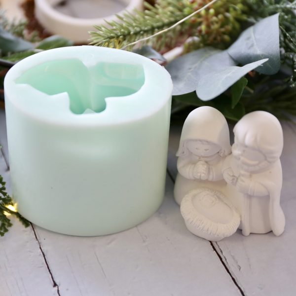 Silikon - Gießform - Josef, Maria und Jesus - Weihnachten - Krippenspiel - – Bild 11