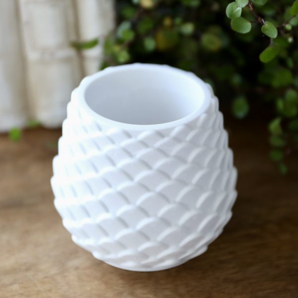 Silikon - Gießform - Gemusterte Teelichtbecher - Teelichthalter - wähle aus 2 Varianten – Bild 2