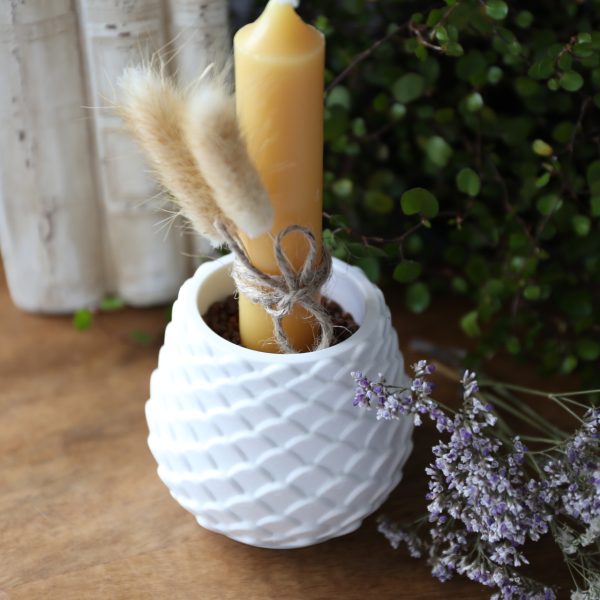 Silikon - Gießform - Gemusterte Teelichtbecher - Teelichthalter - wähle aus 2 Varianten – Bild 7