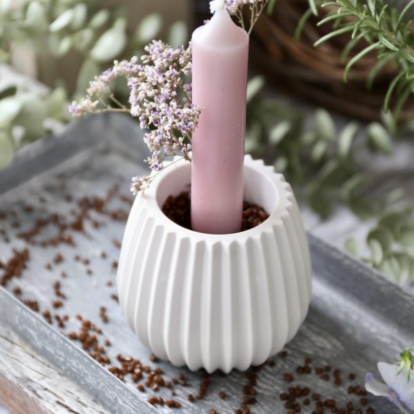 Silikon - Gießform - Gemusterte Teelichtbecher - Teelichthalter - wähle aus 2 Varianten – Bild 13