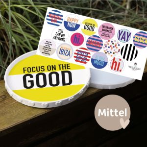 Outdoorstoff - Focus on the good - Inlays für Silikon - Dekoteller - Tablett - Mittel - anlukaa - abby and amy