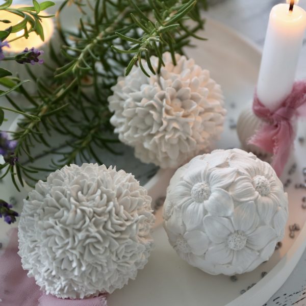 Silikon - Gießform - Kleine Blumenkugel - Allium – Bild 3