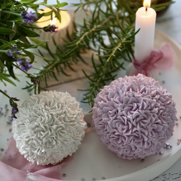 Silikon - Gießform - Kleine Blumenkugel - Allium – Bild 5