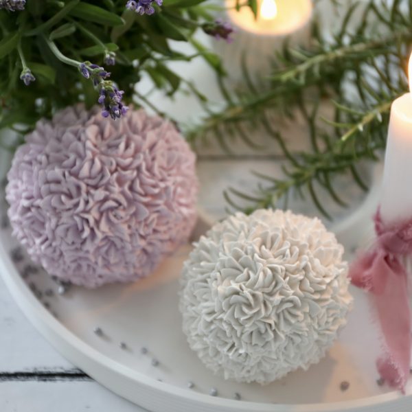 Silikon - Gießform - Kleine Blumenkugel - Allium