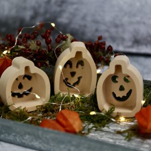Silikon - Gießform - Lichterkürbisse - Multiform - Halloween