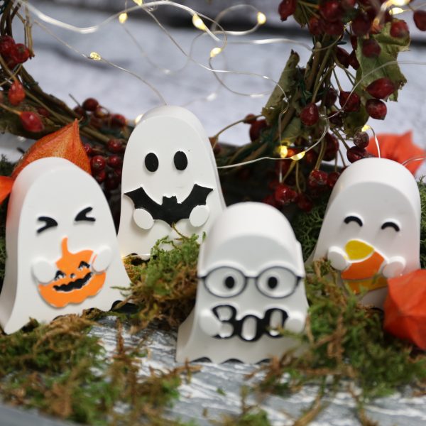 Silikon - Gießform - Gespensterfreunde - Multiform - Halloween – Bild 6
