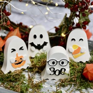 Silikon - Gießform - Gespensterfreunde - Multiform - Halloween