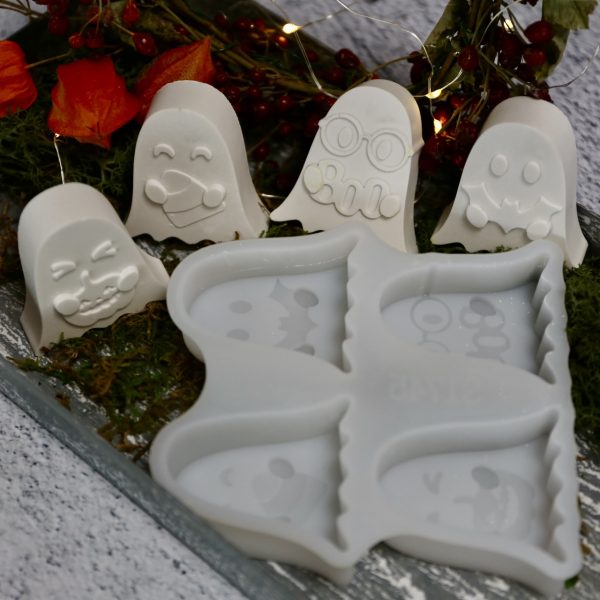 Silikon - Gießform - Gespensterfreunde - Multiform - Halloween – Bild 9